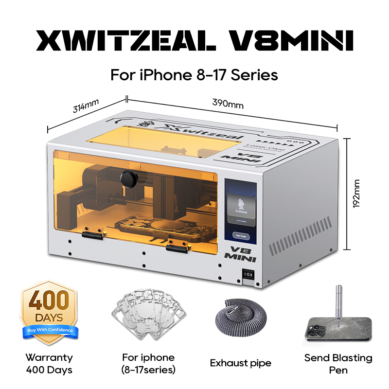 Xwitzeal® V8 MINI Laser Glue R - огляд і ціна Electronics Repair Tools